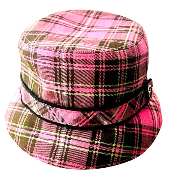 Coach Wool Pink Plaid Twist Buckle Bucket Hat
Vintage - Picture 10 of 10